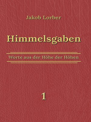 cover image of Himmelsgaben Bd. 1